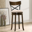  Furniture of America Clarence CM-BR1855A-29-2PK 29" Swivel Barstool (2/Box) IMAGE 1