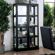  Furniture of America Vilas CM-CR140BK Curio Cabinet IMAGE 1