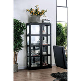  Furniture of America Vilas CM-CR140BK Curio Cabinet IMAGE 2