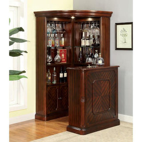  Furniture of America Voltaire CM-CR142-CURIO Corner Curio IMAGE 1
