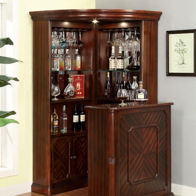  Furniture of America Voltaire CM-CR142-CURIO Corner Curio IMAGE 4