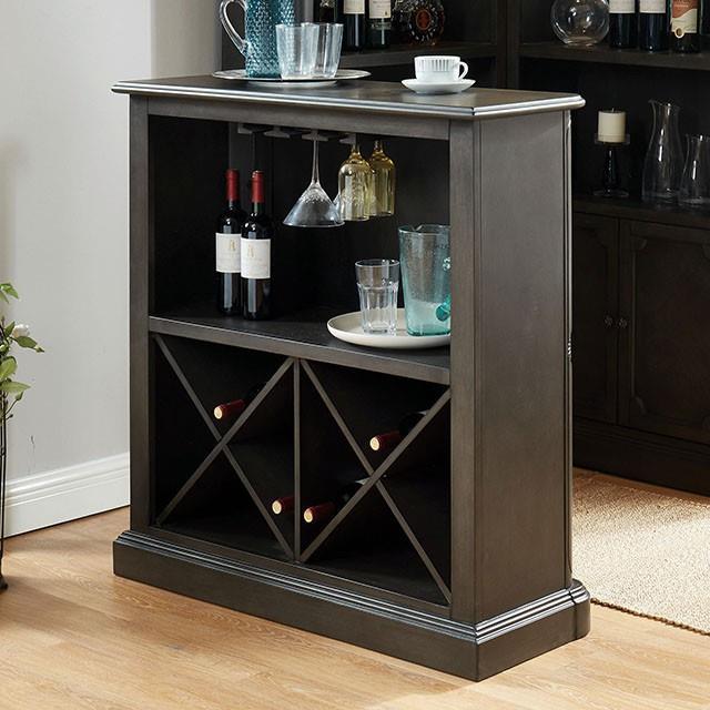  Furniture of America Voltaire CM-CR142GY-BT Standing Bar Table IMAGE 1