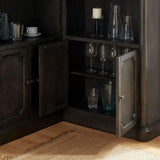  Furniture of America Voltaire CM-CR142GY-CURIO Corner Curio IMAGE 3