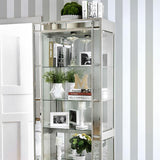  Furniture of America Carrollton CM-CR150-PK Curio Cabinet IMAGE 3