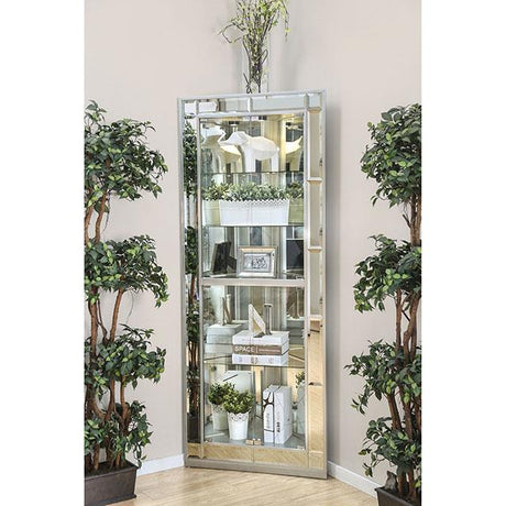  Furniture of America Chouteau CM-CR151 Curio Cabinet IMAGE 1