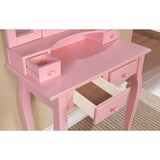  Furniture of America Janelle Vanity Set CM-DK6846PK IMAGE 2