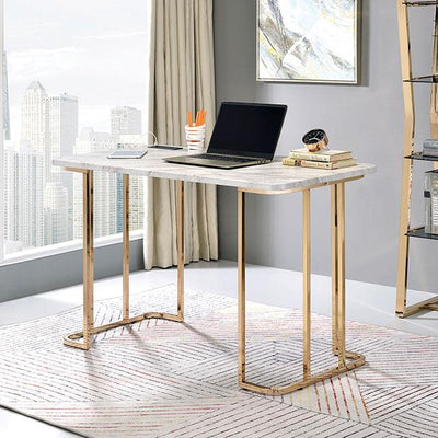  Furniture of America Delphine CM-DK919WH Desk IMAGE 1