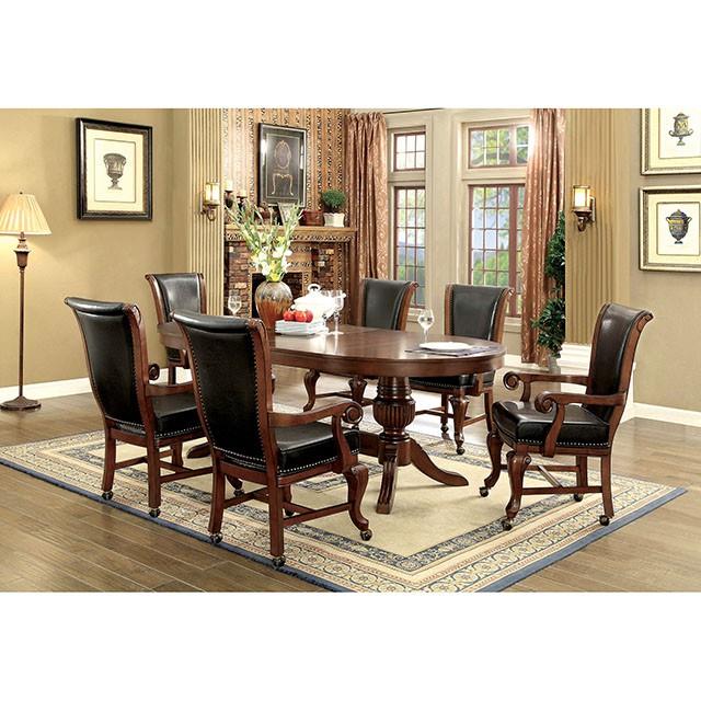  Furniture of America Melina CM-GM367CH-T-TABLE Game Table IMAGE 1
