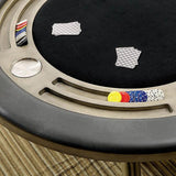  Furniture of America Melina CM-GM367GY-T-TABLE Game Table IMAGE 2