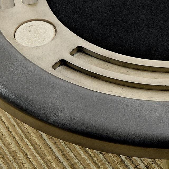  Furniture of America Melina CM-GM367GY-T-TABLE Game Table IMAGE 3