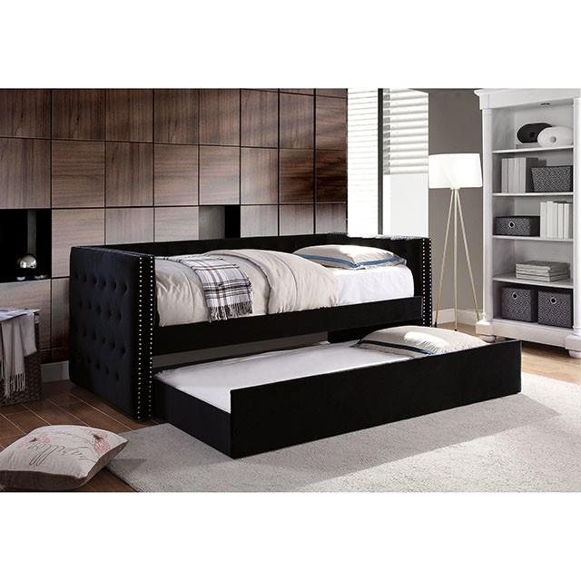  Furniture of America Susanna CM1739BK-BED Daybed w/ Trundle IMAGE 2