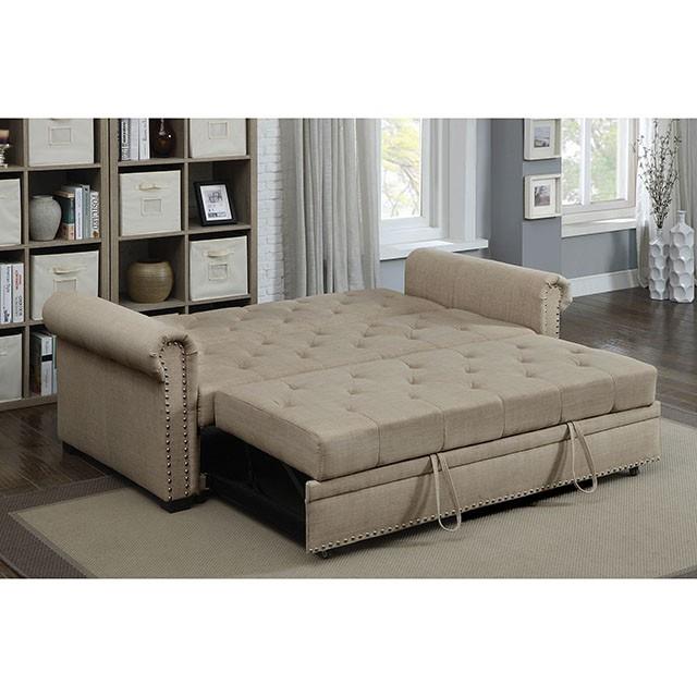  Furniture of America Iona CM2603-PK Futon Sofa IMAGE 3