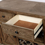  Furniture of America Julia CM3014SV Server IMAGE 3