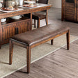 Furniture of America Wichita CM3061BN Bench IMAGE 1