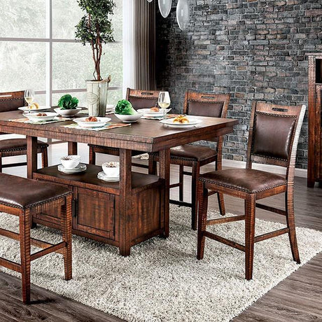  Furniture of America Wichita CM3061PT Counter Ht. Table IMAGE 1