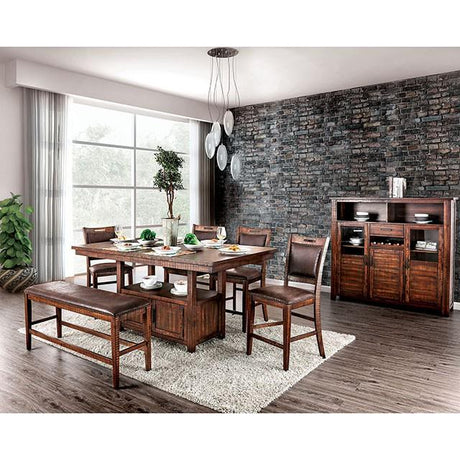  Furniture of America Wichita CM3061PT Counter Ht. Table IMAGE 2