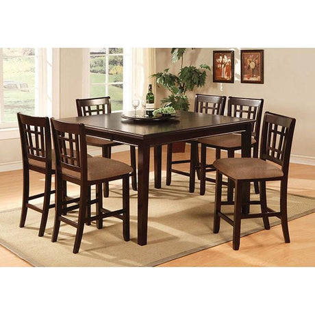  Furniture of America Central Park CM3100PT Square Counter Ht. Table IMAGE 2