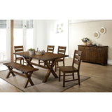 Furniture of America Woodworth Dining Table CM3114T IMAGE 1