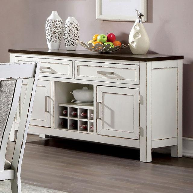  Furniture of America Halsey CM3142SV Server IMAGE 1