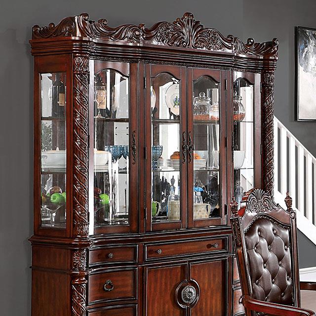  Furniture of America Canyonville CM3144HB-SET Hutch & Buffet IMAGE 1