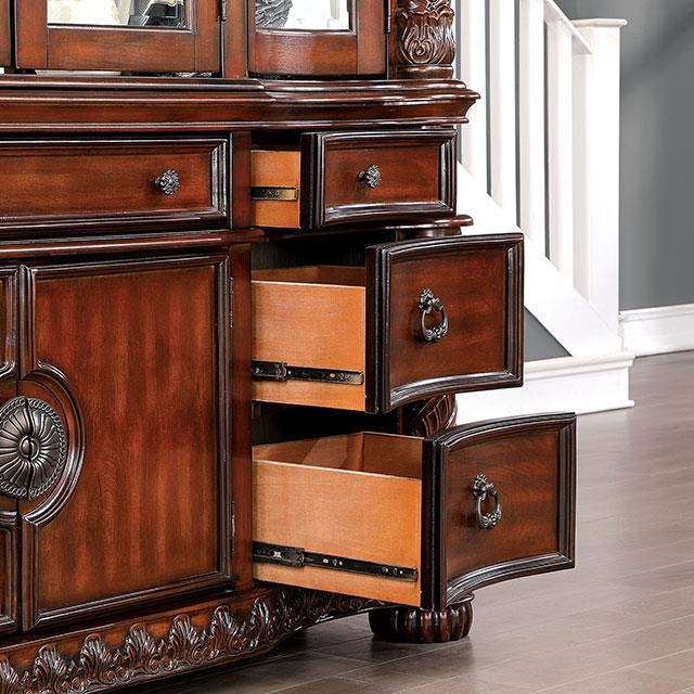  Furniture of America Canyonville CM3144HB-SET Hutch & Buffet IMAGE 6