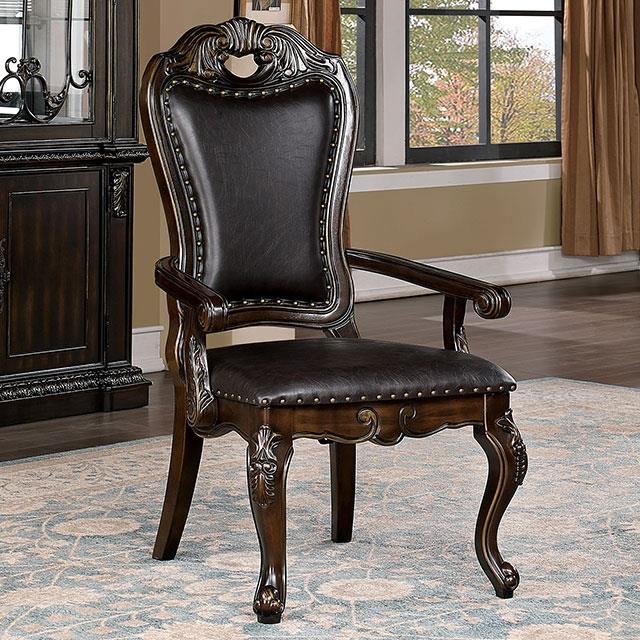  Furniture of America Lombardy CM3146AC-2PK Arm Chair (2/Box) IMAGE 1