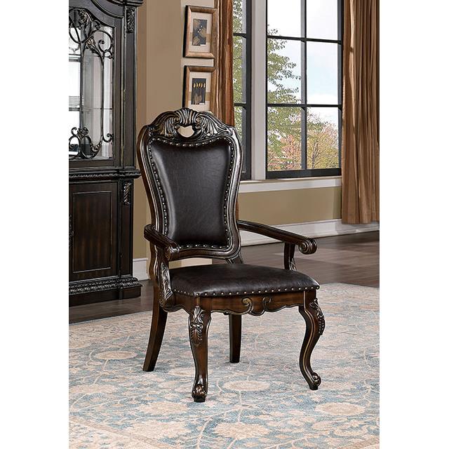  Furniture of America Lombardy CM3146AC-2PK Arm Chair (2/Box) IMAGE 2