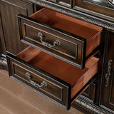  Furniture of America Lombardy CM3146HB-SET Hutch & Buffet IMAGE 5