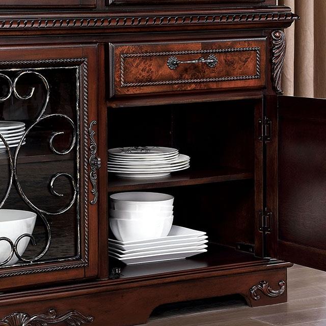  Furniture of America Picardy CM3147HB-SET Hutch & Buffet IMAGE 4