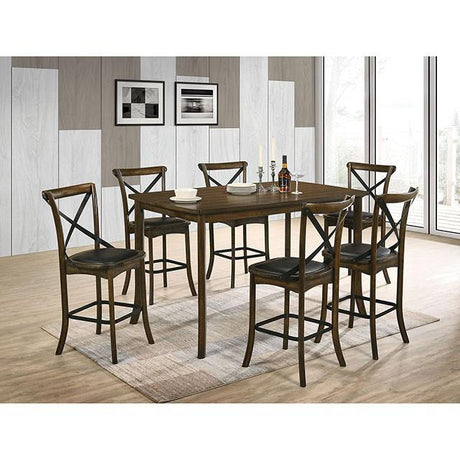  Furniture of America Buhl CM3148PT Counter Ht. Table IMAGE 3