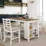  Furniture of America Kiana Counter Height Dining Table CM3156PT IMAGE 3