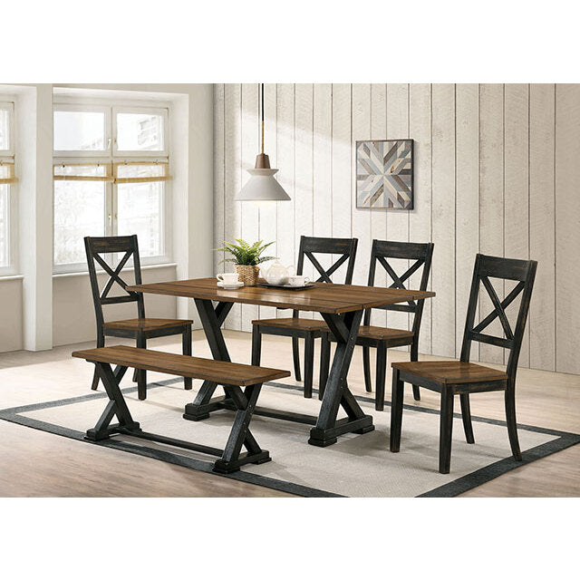  Furniture of America Yensley Bench CM3167A-BN IMAGE 2