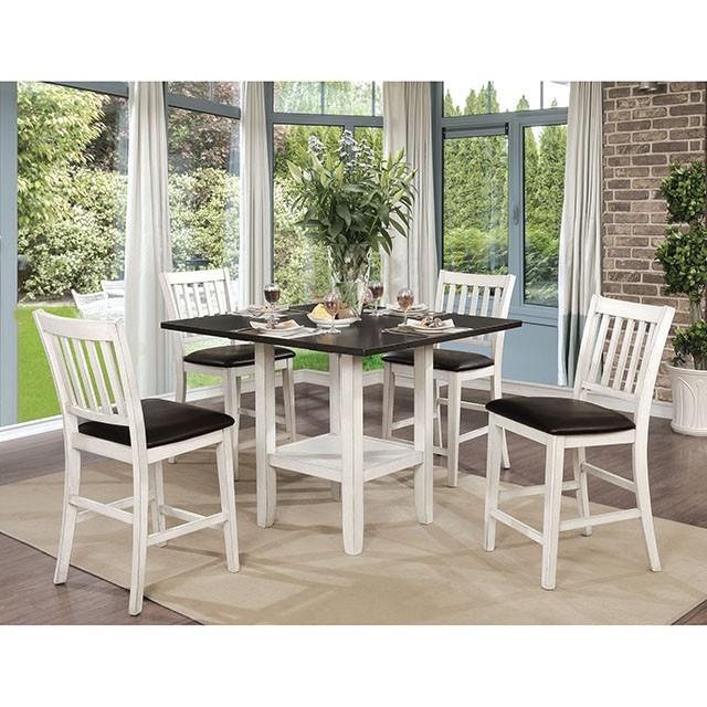  Furniture of America Raegan CM3197PT Counter Ht. Table IMAGE 3