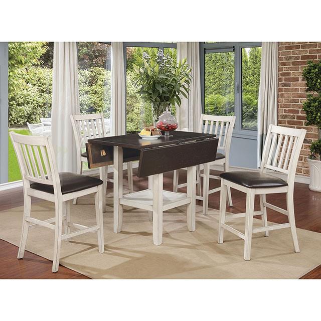  Furniture of America Raegan CM3197PT Counter Ht. Table IMAGE 4