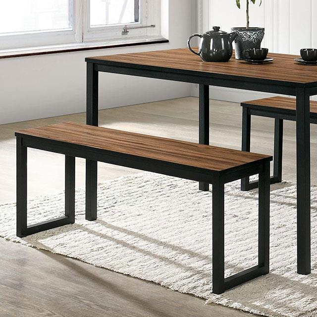  Furniture of America Tripoli CM3202BR-T-3PK 3 Pc. Dining Set IMAGE 1