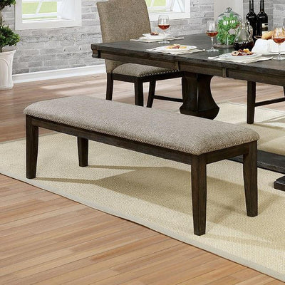  Furniture of America Faulk CM3310BN Bench IMAGE 1
