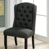  Furniture of America Sania CM3324BK-GY-SC-2PK Side Chair (2/Box) IMAGE 2