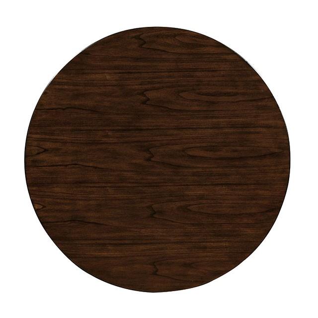  Furniture of America Round Abelone Dining Table CM3354RT-VN IMAGE 3