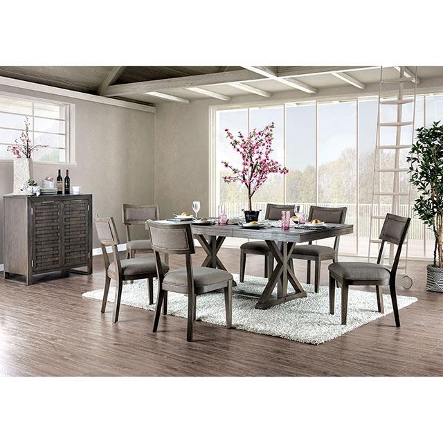  Furniture of America Leeds CM3387T-TABLE Dining Table IMAGE 2