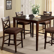  Furniture of America Weston CM3400PT-5PK 5 Pc. Counter Ht. Table Set IMAGE 1