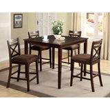  Furniture of America Weston CM3400PT-5PK 5 Pc. Counter Ht. Table Set IMAGE 2