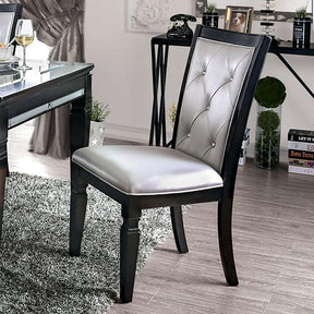  Furniture of America Alena CM3452BK-SC-2PK Side Chair (2/Ctn) IMAGE 1
