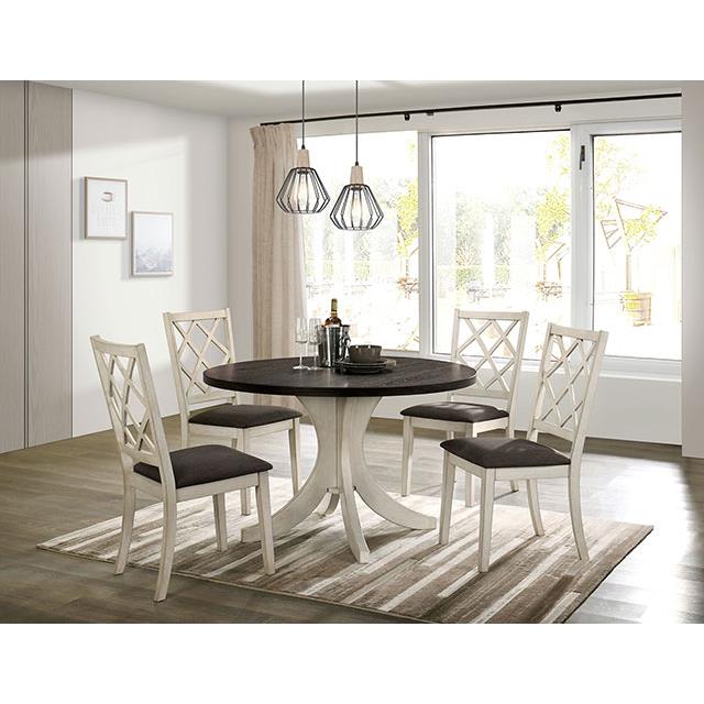  Furniture of America Haleigh CM3491RT-TABLE Round Table IMAGE 2