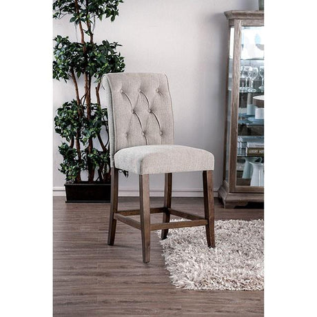  Furniture of America Sania CM3564A-PC-2PK Counter Ht. Chair (2/Ctn) IMAGE 1