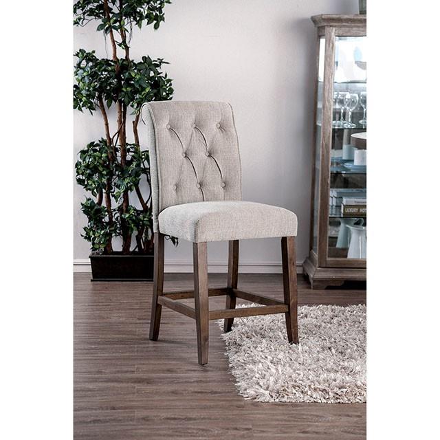  Furniture of America Sania CM3564A-PC-2PK Counter Ht. Chair (2/Ctn) IMAGE 1