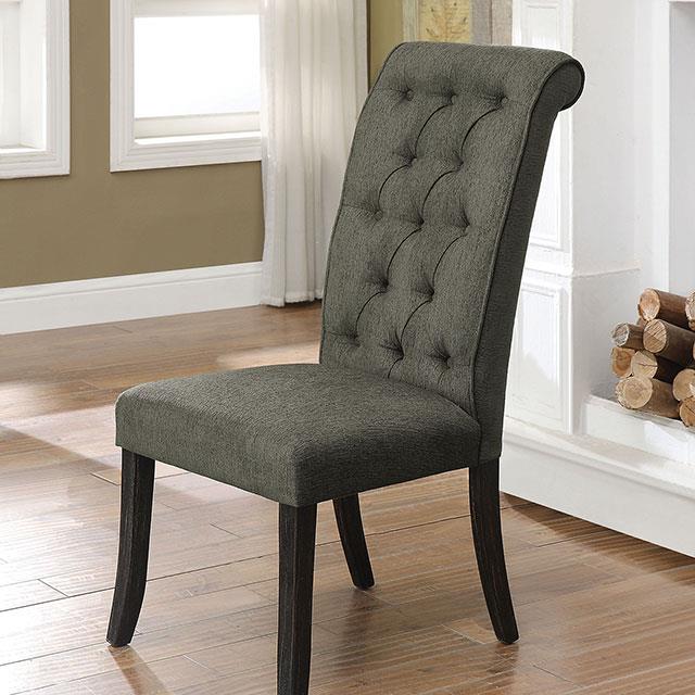  Furniture of America Sania CM3564GY-SC-2PK Side Chair (2/Ctn) IMAGE 3