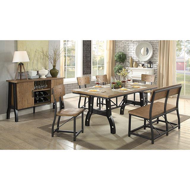  Furniture of America Kirstin CM3573SV Server IMAGE 1
