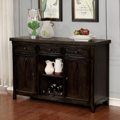  Furniture of America Patience CM3577WN-SV Server IMAGE 1