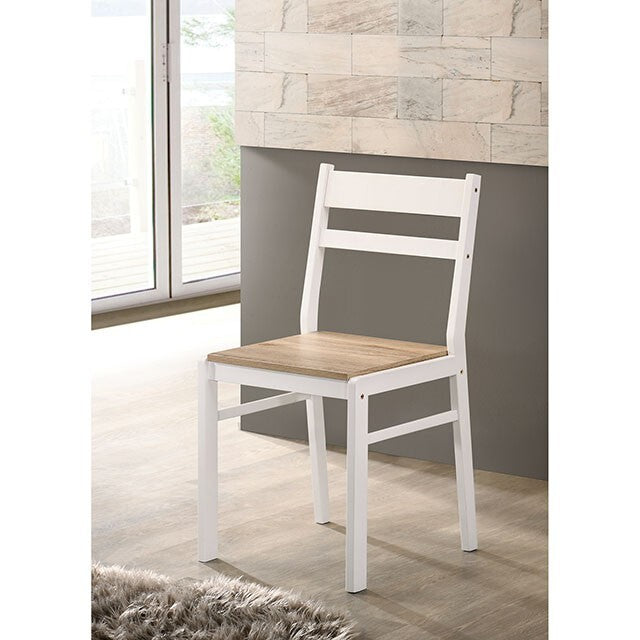  Furniture of America Debbie CM3714NT-T-BN-5PK 5 Pc. Dining Table Set IMAGE 3