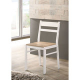  Furniture of America Debbie CM3714NT-T-BN-5PK 5 Pc. Dining Table Set IMAGE 3